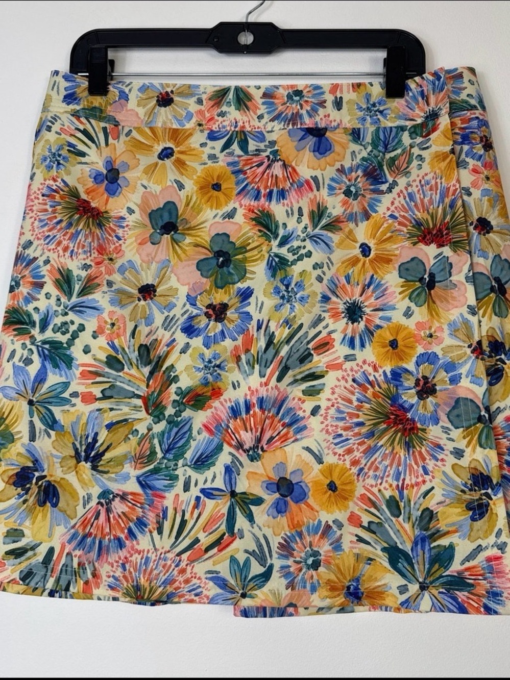 Floral A-Line Mini Skirt - Multicolor by Ripskirt